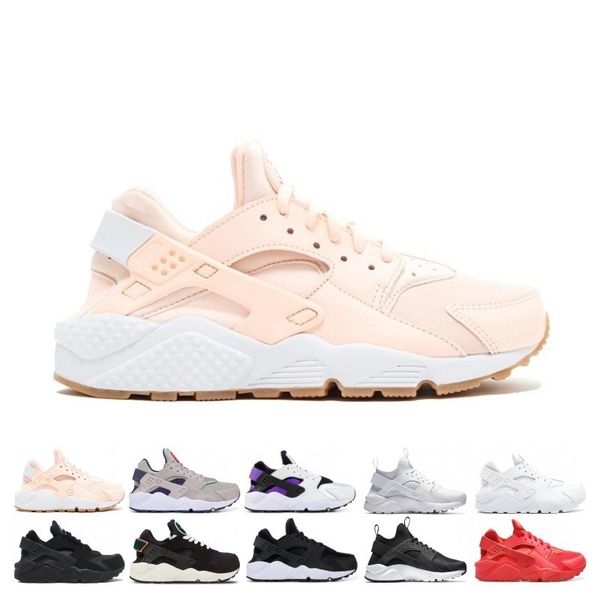 

running huarache new shoes for men women varsity jacket purple punch triple black white grey mens trainer breathable sports sneakers