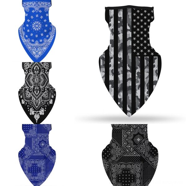

pc2aj neck masks magic motorcycle bicycle half face mask headband scarf multi bicycle fishing scarf bandanas, Black