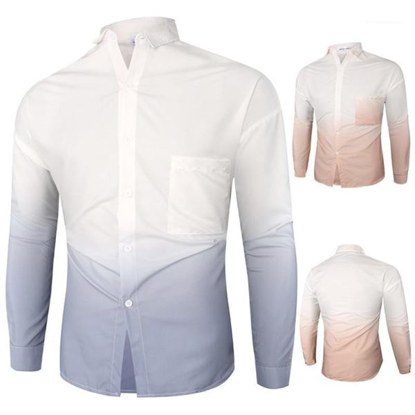 

slim polos long sleeve stand collar casual light color tshirts button solid color mens tees gradient colors summer mens, White;black