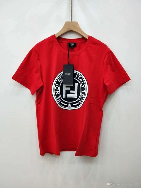 

1226 2019 spring summer brand same style t shirts crew neck cotton flora print shirts pullover prom shirts animal print qian, White