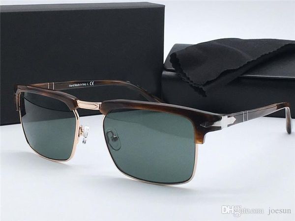 

simple fashion style square retro half frame design sunglasses outdoor uv protection glasses pe3102 designer sunglasses, White;black