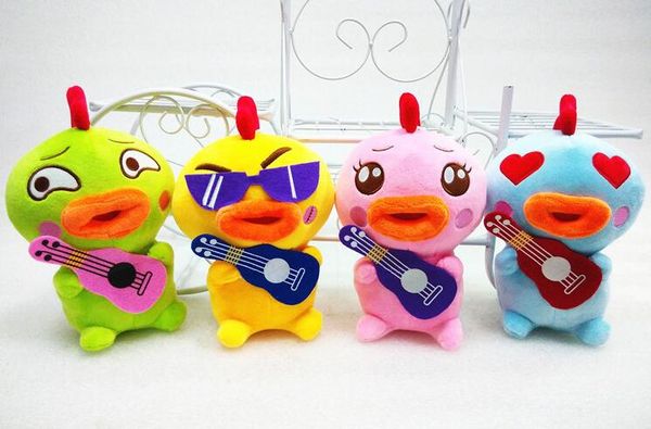 

stuffed animals kawaii tie chicken plush toy party cosplay guitar chicken plush toy for birthday gifts