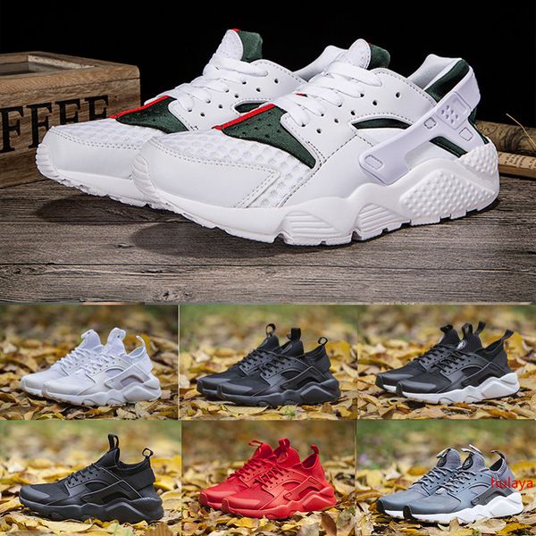 

new designer huarache ultra run running shoes for men triple black mesh huraches couple sneakers ultra breathe sport shoes sneakers zapatos