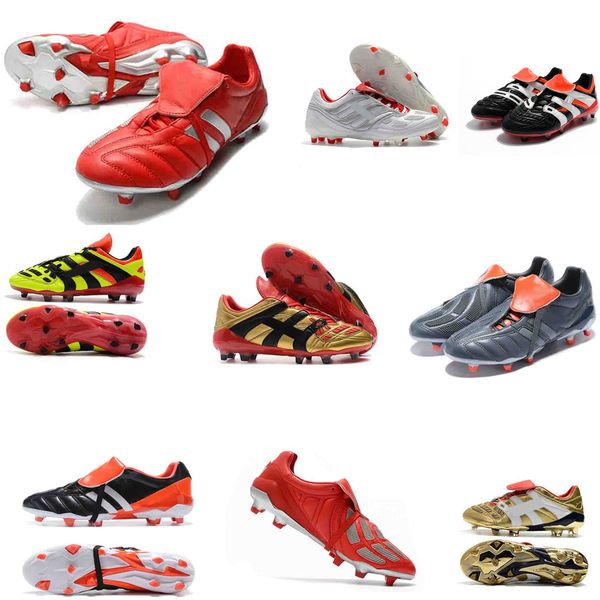 

2020 world cup low ankle youth football boots predator mania 6th 18+fg accelerator db kids soccer shoes purecontrol soccer cleats