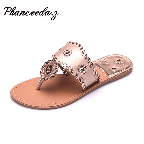 

new 2018 shoes women sandals fashion flip flops summer style hair ball chains flats solid slippers sandal flat ing, Black