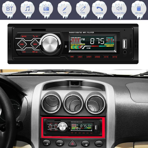 

великобритания фондовой автомобильный стерео радио bluetooth в-dash головного устройства-плеер fm-радио mp3/usb/памяти sd/вход aux