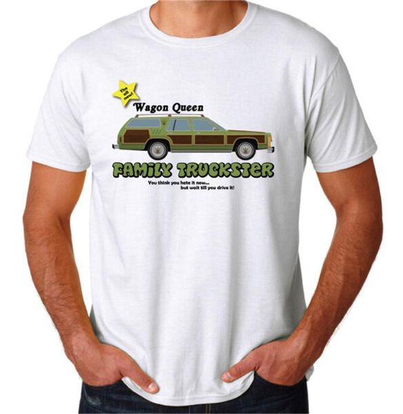 

family truckster funny american vacation 80's comedy movie mens white t-shirt tee shirt for youth middle-age old age, White;black