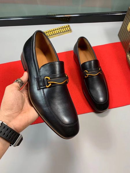 

2020 новый мужской натуральная кожа бизнес-офис Oxfords случайные бездельников джентл
