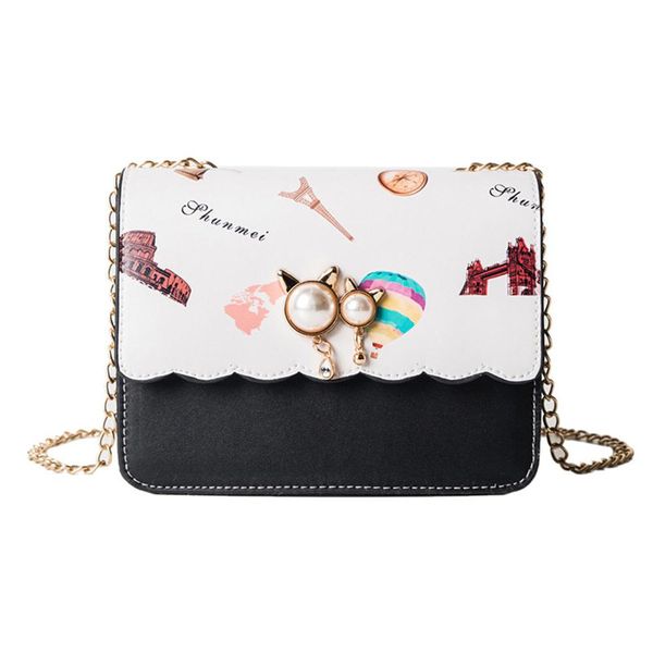 

women bag over the shoulder fashion women pearl crossbody bag sequins chain leather colorful messenger 9.27