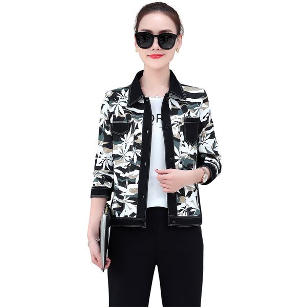 

женская одежда fancy 3 шт наборы 8816 весна осень новое прибытие женщин открытый одежда с длинным рукавом печать жакеты + майка + бегуны брю, Gray