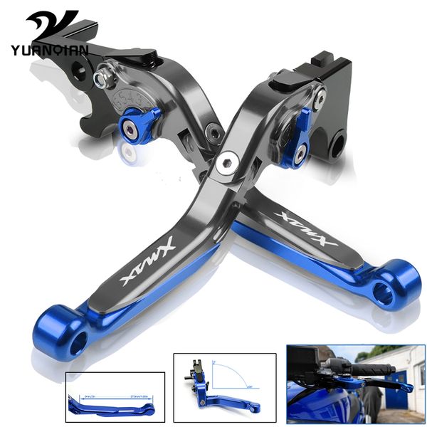 

motorcycle extendable adjustable folding brake clutch levers for yahama xmax 125 250 400 x-max x max125 250 400 2017 2018 2019
