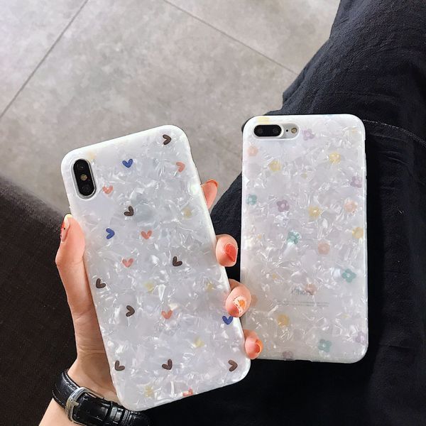 

for iphone xs max x xr cell phone cases shell pattern little love for iphone 7 8 6 plus tpu soft phone case