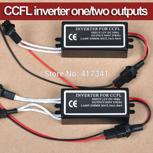 

12v ccfl inverter for angel eye evil eye ring auto headlight ccfl driver one to one and to two