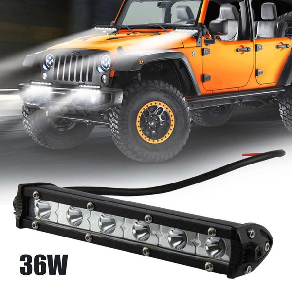 

36 / 18w 12v 7inch работы сид свет бар прожектор наводнение лампы вождения туман работы сид света автомобиля по бездорожью внедорожник грузо