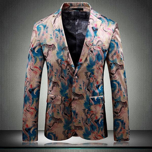 

super quality slim fit blazer mens floral blazers floral prom dress blazers elegant wedding blazer and suit jacket men 12#35d50, White;black