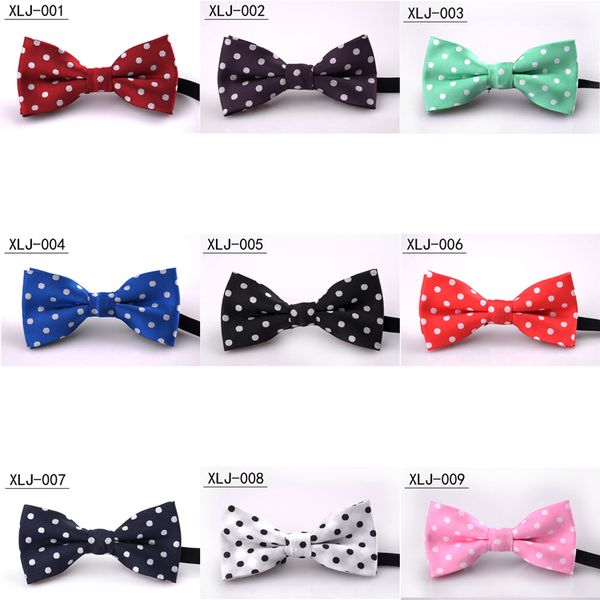 

children kids pre tied wedding party bow tie girls boys formal tuxedo satin bowtie necktie colorful christmas baby gift wholesale fj719, Red;brown