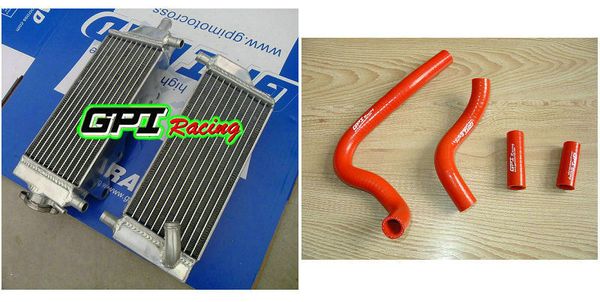 

aluminum radiator + hose for cr250r cr 250r cr250 92-96 93 94 95 1996 1995