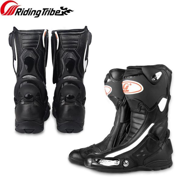 

riding tribe men women motorcycle racing protective boots full season anticollision anti-skid shoes motorcycle equipment