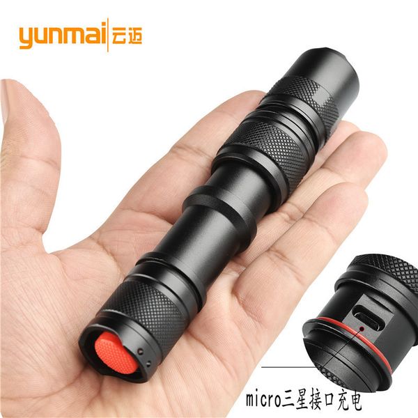 

new product xml t6 light mini- usb charge small long s outdoors lighting flashlight