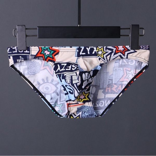 

mens designer briefs printed underwear za22sj, Black;white