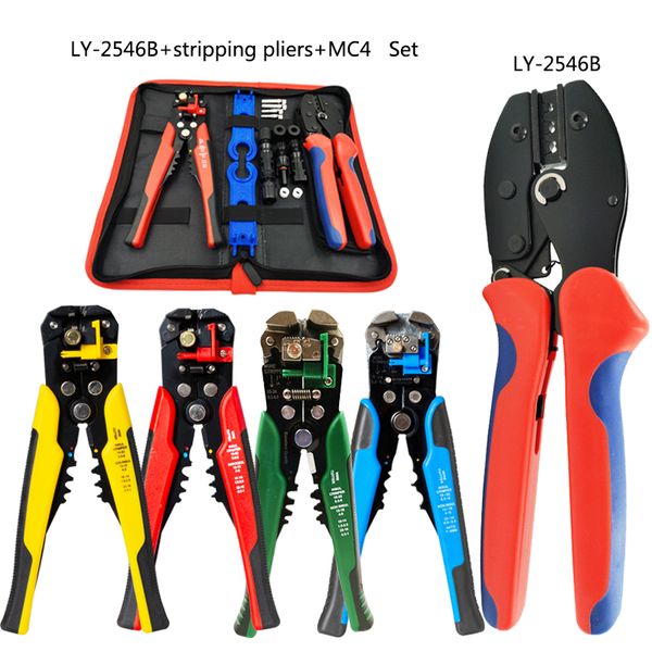 

ly-2546b pvoltaic crimping pliers multi-purpose stripping pliers mc4 connector combination set hand tool 2.5-6mm2 awg14-10