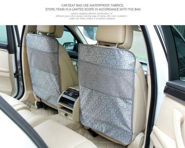 

3 color of car seat protector mat seat back protector case cover for children kick mat mud clean waterproof car covers