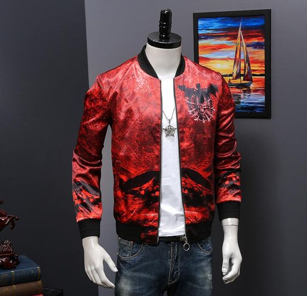 

2019 new fashion men jacket customized design d051, Black;brown