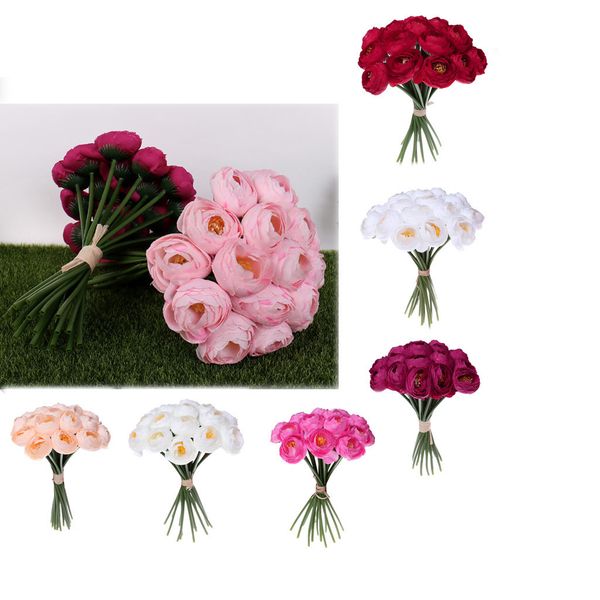 

#20 wedding bouquet bouquet crystal rose pearl bridesmaid wedding bride artificial silk flower handmade bridesmaid
