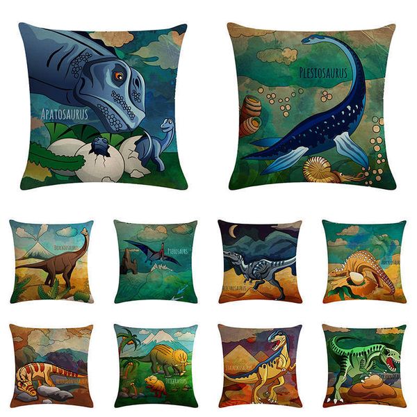 

динозавр подушка обложка home decor подушка case houseware бросьте наволочки белье подушка cojines оптовая dropshipping zy1212