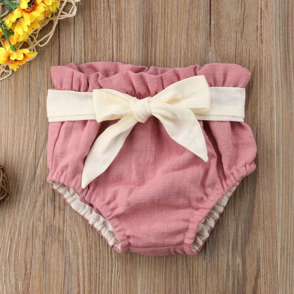 

pudcoco cotton infant baby girl boy shorts pp pants nappy diaper covers bowknot bloomers support wholesale, Black