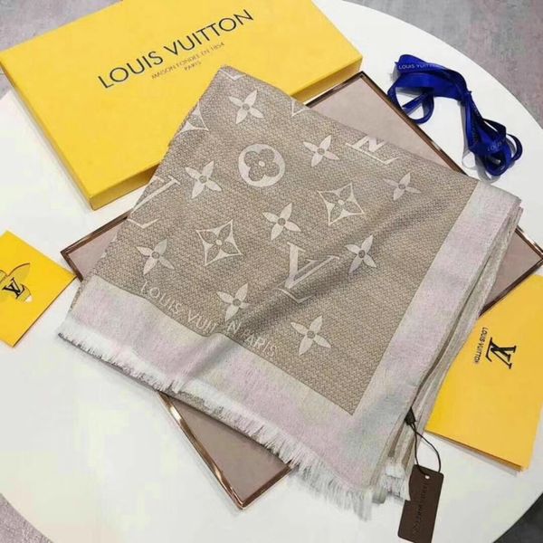 

2020 europe and the united states the latest quality brand shawl women winter popular centers around the world l2 louis vuitton, Blue;gray