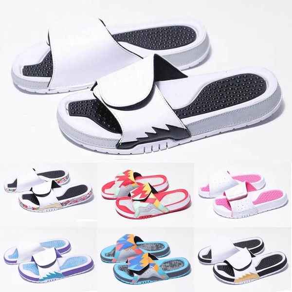 

new jumpman 11 slippers red black white sandals hydro slides basketball shoes sports sneakers size 5.5-13