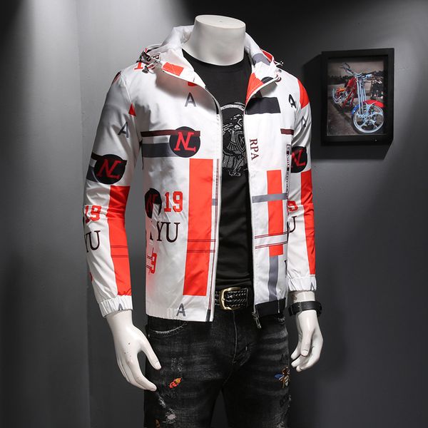 

20202 autumn fashion designer jacket windbreaker long sleeve mens jackets hoodie clothing zipper with letter pattern plus size clothes m-4xl, Black;brown