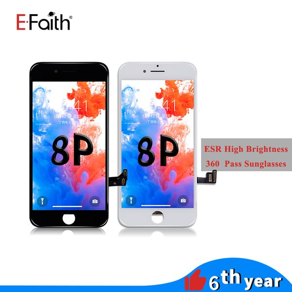 

efaith high brigtness and resolution lcd panels screen for iphone 8 plus display touch screen digitizer frame assembly & pass sunglasses