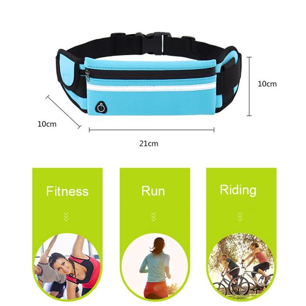 

anti-theft mobile phone running waist bag fanny pack belt wallet for running jogging cycling sport waterproof waist
