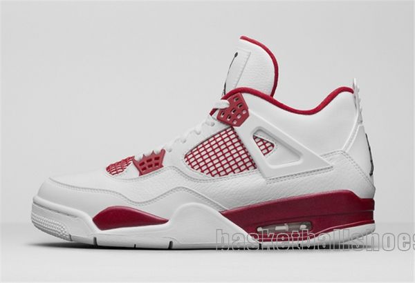 

outlet 2020 new 4 bred iv og black red low men basketball shoes sports sneakers male 4s trainers outdoor size 7-13 112ez3