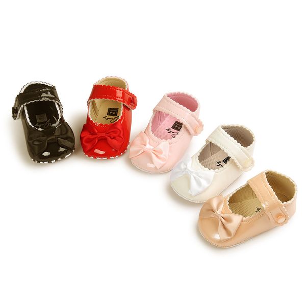 

милый лук сладкий и удобный мода девочка бантом купальник обувь кроссовки противоскользящая мягкая подошва малыша