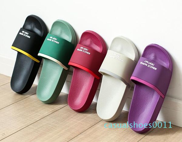 

2018 22 men slipper lightweight trendy purple white black trendy men shoes waterproof shipping c11