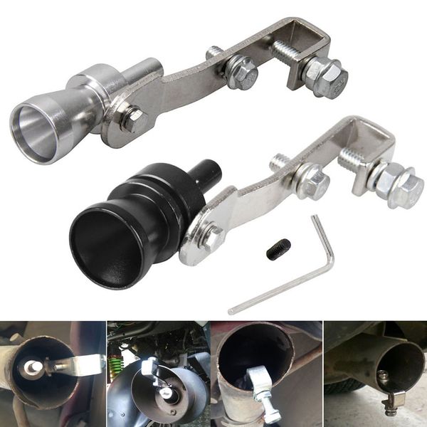

new universal turbo sound whistle muffler exhaust pipe simulator whistler for