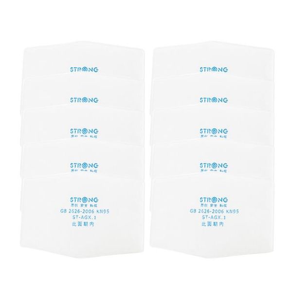 

СИЛЬНЫЙ ST-AGX.1 10шт Антипылевые антистатические PM2. 5 KN90 / KN95 активированный уголь Маска фильтр маски для лица вставить защитный фильтр