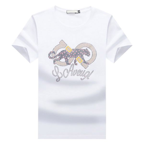 

мужские женские дизайнерские футболки 2020 новое поступление мода кристалл мужские брендовые футболки роскошные дышащие пара тройники 4 цвет, White;black