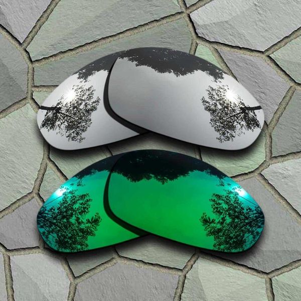

chrome&jade green sunglasses polarized replacement lenses for juliet