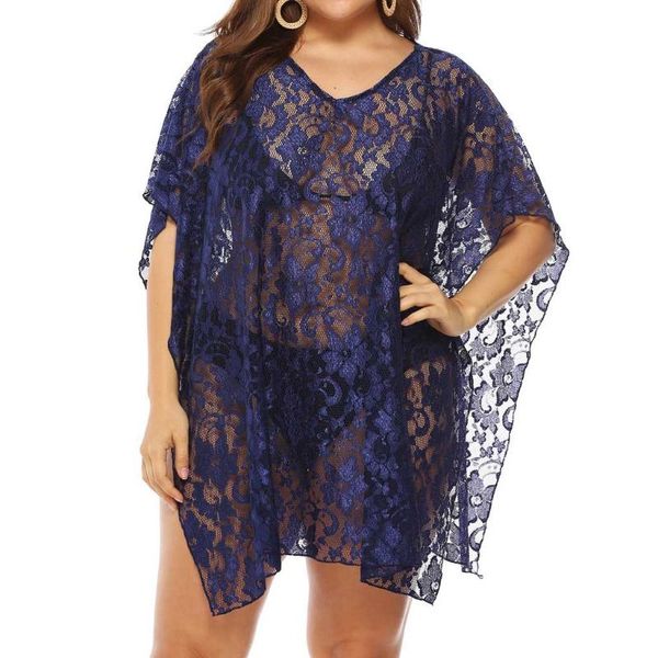 

plus size summer lace long blouse women 2020 vintage transparent women blouses ladies for clothes mujer de moda, White