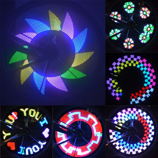 

32pcs led diy bicycle light colorful bike wheel spokes light motor lamp cycling tire signal led luces for night riding bicicleta