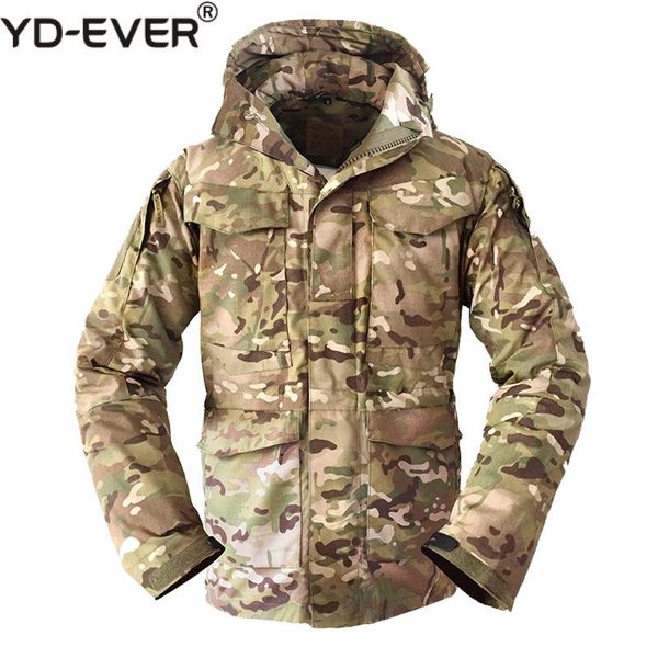 

men m65 tactical jacket male parka winter coat waterproof windbreaker flight pilot coats autumn army field jacket s-2xl, Black;brown