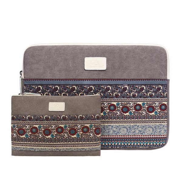 

heflashor lapbag canvas sleeve case for lapcomputer 11,13,14,15 inch bag drop shipping