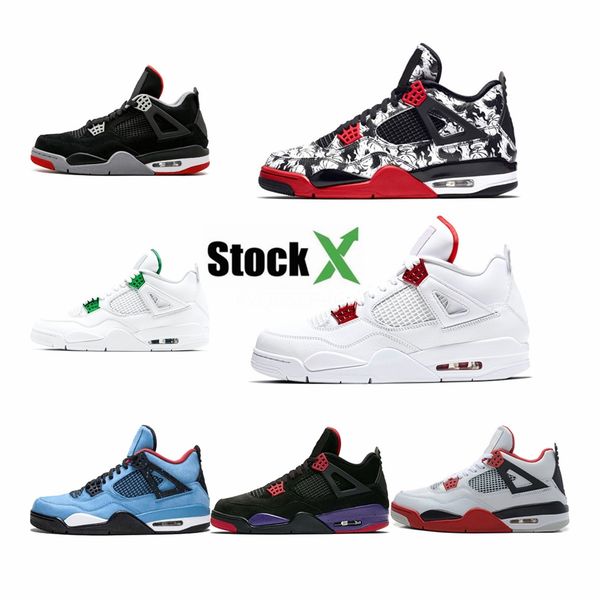 

new 4 wings silt red 4s what the men basketball shoes hococal black pizzeria bred cool grey royalty mens sports sneakers 5.5-13 #549