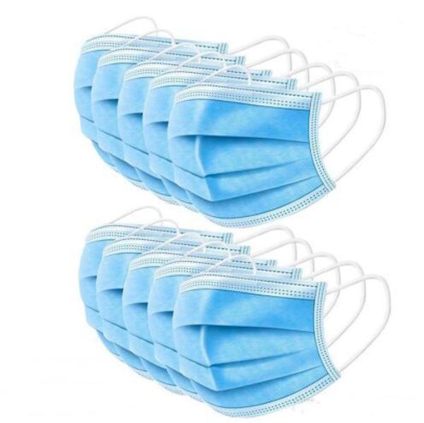 

mouth masks cover 3-ply non-woven disposable dust mask soft breathable mask