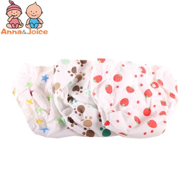 

30pcs/lot baby diaper reusable nappies training pant children changing adjustable washable diapers suit 5-15kg
