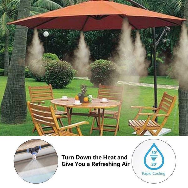 6 20m Outdoor Misting System Reptile Cooling Water Garden Patio